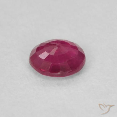 Rubis Rouge Rosâtre naturelle Tour, 0.24 ct, SI