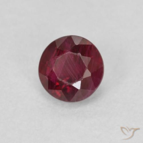 Rubis Vin rouge naturelle Tour, 0.33 ct, VS