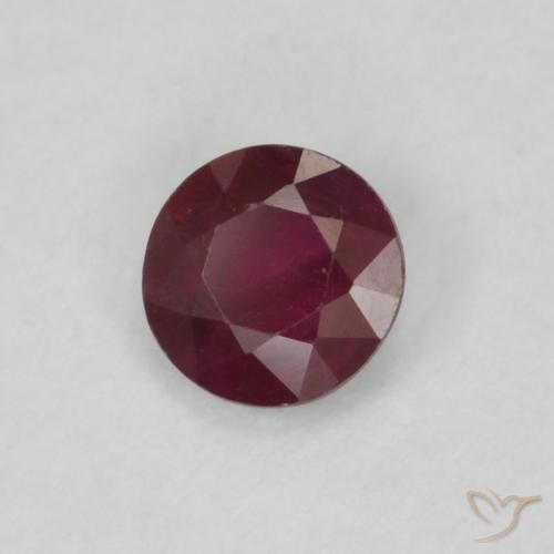 Rubis Vin rouge naturelle Tour, 0.25 ct, VS