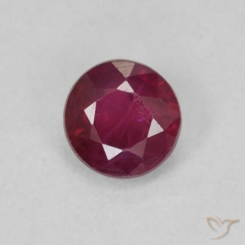 0.32ct Naturel Rouge foncé Rubis, Tour, VS