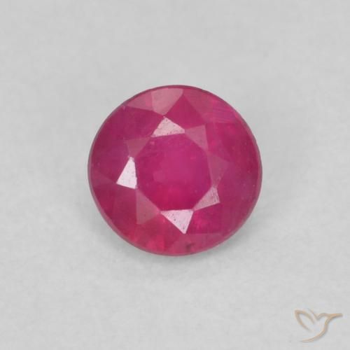 0.29ct Naturel Rouge Rosâtre Rubis, Tour, VS