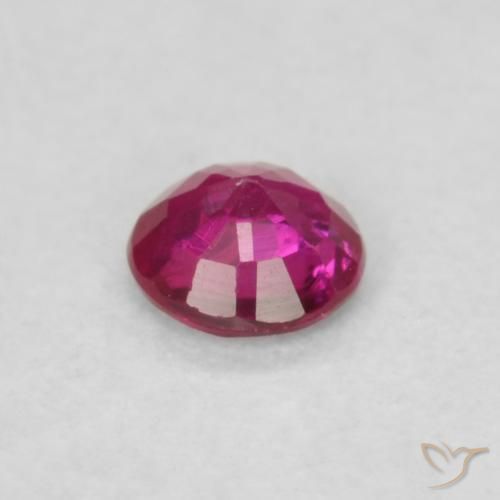 Rubis Rouge Rosâtre naturelle Tour, 0.17 ct, VS