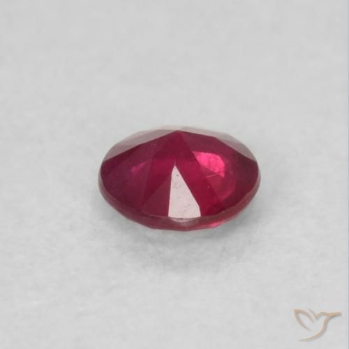 Rubis Vin rouge profond naturelle Tour, 0.16 ct, VS