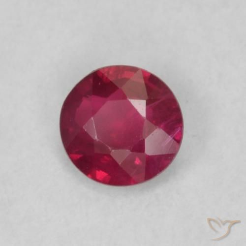 Rubis Cramoisi profond naturelle Tour, 0.19 ct, VS