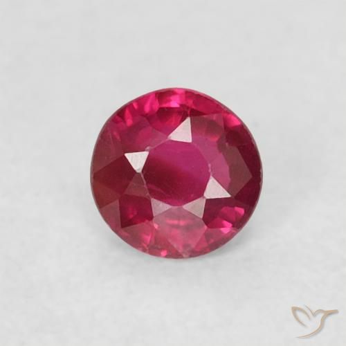 0.19ct Naturel Medium Dark-Red Rubis, Tour, VS