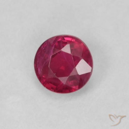 Rubis Medium Dark-Red naturelle Tour, 0.21 ct, VS
