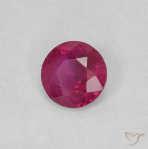 Rubis Rouge léger naturelle Tour, 0.17 ct, VS