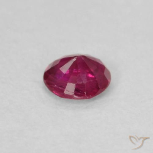Rubis Rouge léger naturelle Tour, 0.17 ct, VS