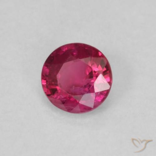 Rubis Rose rougeâtre naturelle Tour, 0.21 ct, VS