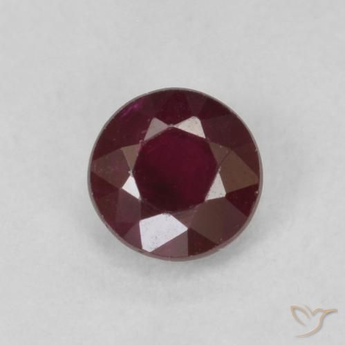 0.30ct Naturel Vin rouge Rubis, Tour, SI