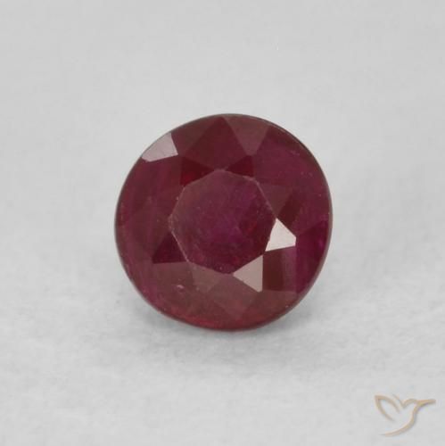 Rubis Vin rouge naturelle Tour, 0.35 ct, SI