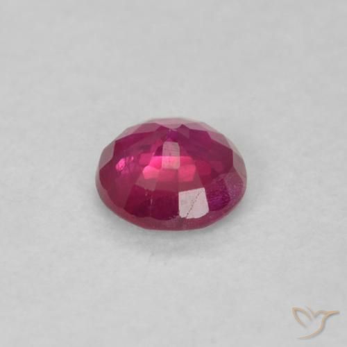 Rubis Rouge Rosâtre naturelle Tour, 0.20 ct, VS