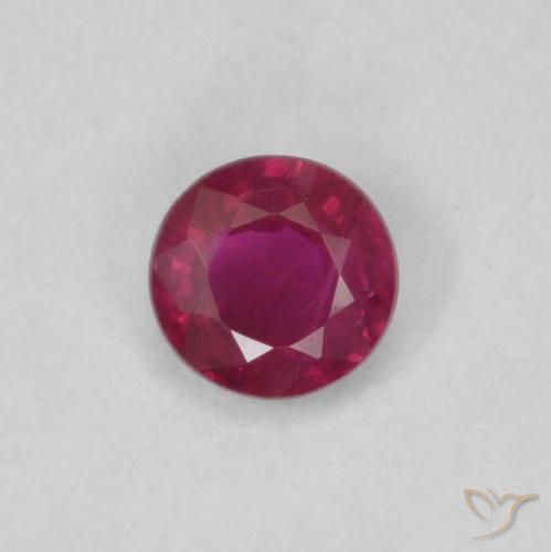 0.18ct Naturel Vin rouge profond Rubis, Tour, VS