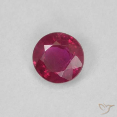 Rubis Vin rouge profond naturelle Tour, 0.18 ct, VS