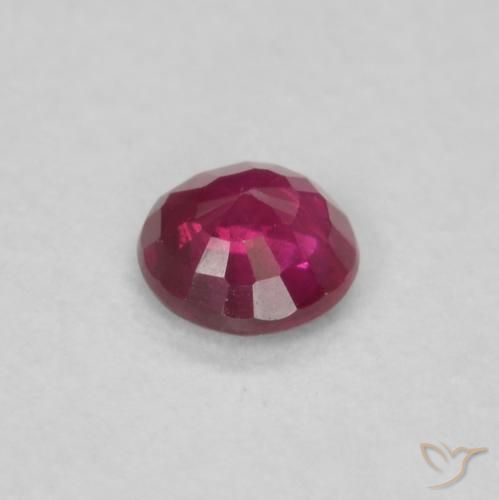 Rubis Vin rouge profond naturelle Tour, 0.18 ct, VS