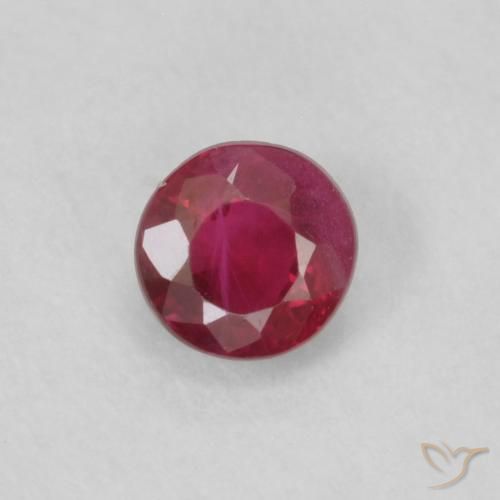 0.23ct Naturel Rouge confiture Rubis, Tour, VS