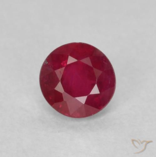 0.26ct Naturel Cramoisi profond Rubis, Tour, SI-I1