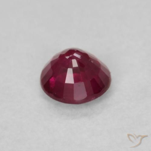 Rubis Cramoisi profond naturelle Tour, 0.26 ct, SI-I1