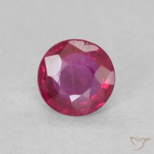 Rubis Rouge léger naturelle Tour, 0.24 ct, SI-I1