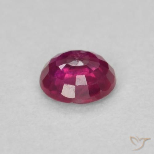 Rubis Rouge léger naturelle Tour, 0.24 ct, SI-I1