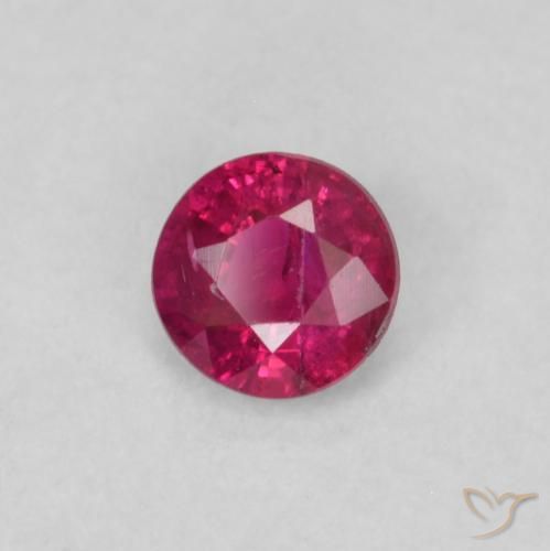 Rubis Rouge léger naturelle Tour, 0.19 ct, SI-I1