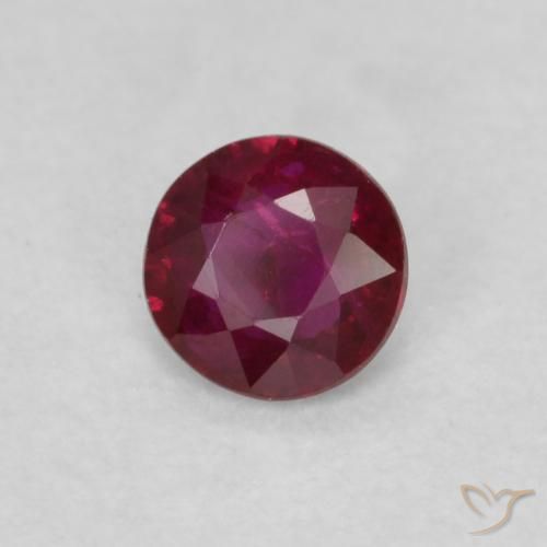 Rubis Rouge foncé naturelle Tour, 0.23 ct, SI-I1