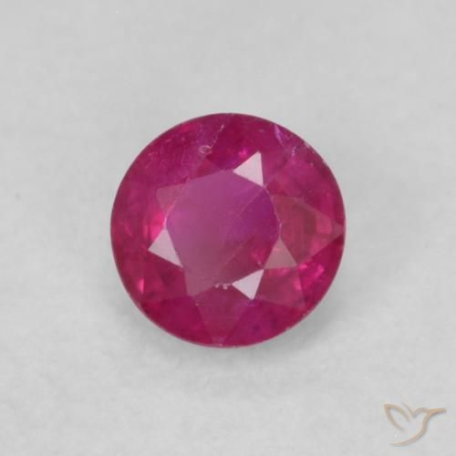 Rubis Rouge léger naturelle Tour, 0.32 ct, SI-I1