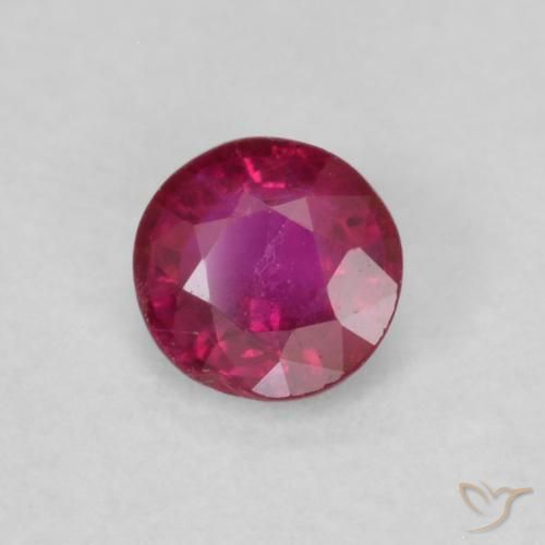 Rubis Vin rouge profond naturelle Tour, 0.25 ct, SI-I1