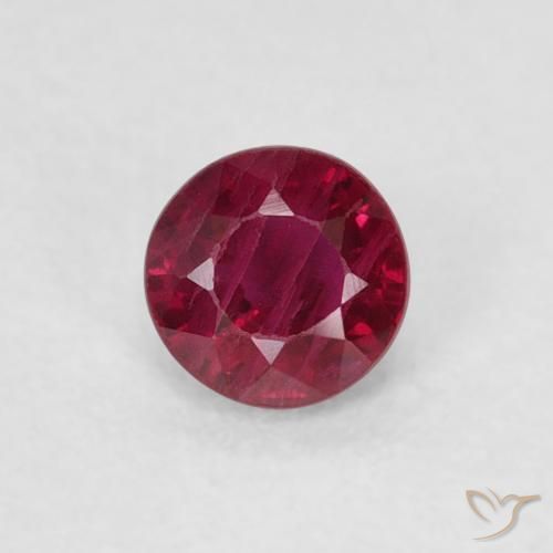 0.33ct Naturel Vin rouge Rubis, Tour, SI-I1