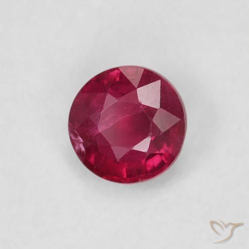 Rubis Rouge foncé naturelle Tour, 0.28 ct, SI-I1