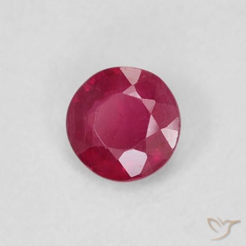 Rubis Medium Dark-Red naturelle Tour, 0.24 ct, SI-I1