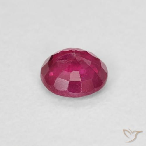 Rubis Medium Dark-Red naturelle Tour, 0.24 ct, SI-I1
