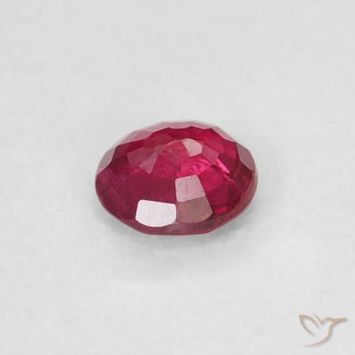 Rubis Rouge foncé naturelle Tour, 0.22 ct, SI-I1