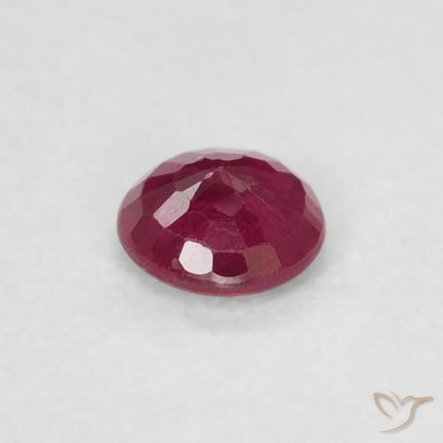 Rubis Rouge foncé naturelle Tour, 0.22 ct, SI-I1