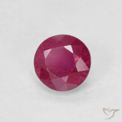 Rubis Rouge Rosâtre naturelle Tour, 0.29 ct, SI-I1