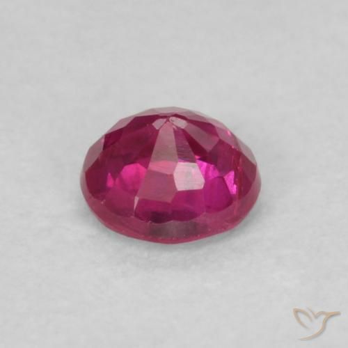 Rubis Rouge Rosâtre naturelle Tour, 0.20 ct, VS