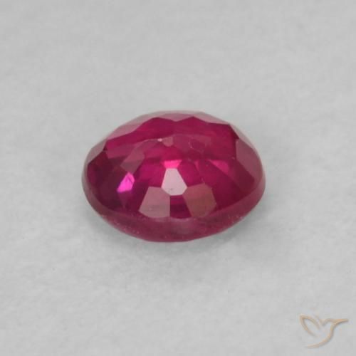 Rubis Rouge Rosâtre naturelle Tour, 0.18 ct, VS