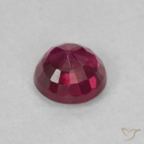 Rubis Rose rougeâtre profond naturelle Tour, 0.22 ct, VS