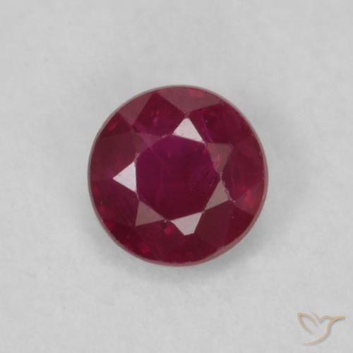 0.19ct Naturel Vin rouge Rubis, Tour, VS