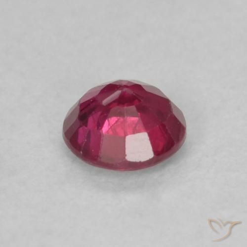 Rubis Rose rougeâtre profond naturelle Tour, 0.23 ct, VS