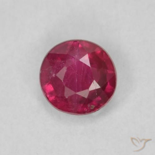 0.23ct Naturel Rouge Rosâtre Rubis, Tour, VS