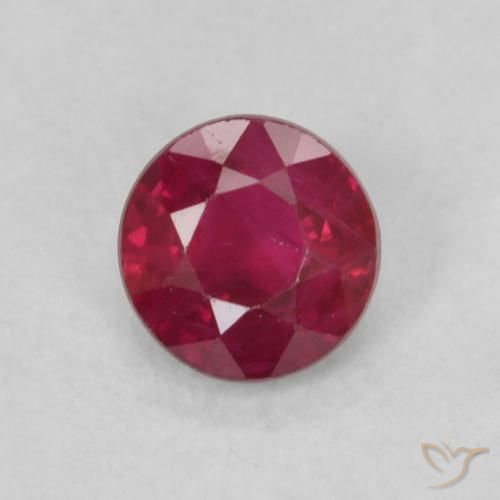 0.21ct Naturel Medium Dark-Red Rubis, Tour, VS-SI