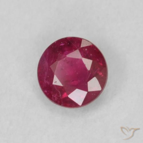 Rubis Vin rouge profond naturelle Tour, 0.18 ct, SI