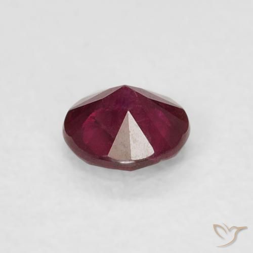 Rubis Rouge foncé naturelle Tour, 0.24 ct, SI-I1