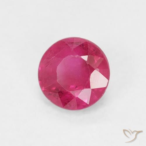 Rubis Rouge Rosâtre naturelle Tour, 0.27 ct, SI-I1