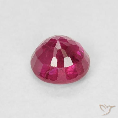 Rubis Rouge Rosâtre naturelle Tour, 0.31 ct, SI-I1