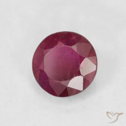 Rubis Vin rouge profond naturelle Tour, 0.31 ct, SI-I1