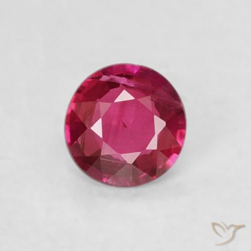 0.15ct Naturel Medium Dark-Red Rubis, Tour, VS