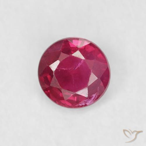 0.18ct Naturel Medium Dark-Red Rubis, Tour, SI
