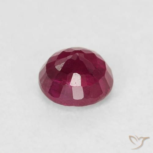 Rubis Rouge foncé naturelle Tour, 0.23 ct, VS
